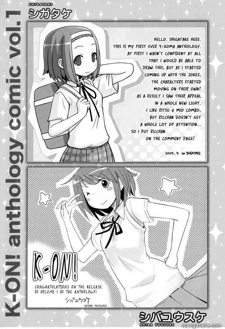 K-ON! Anthology Comic Chapter 14.5 5